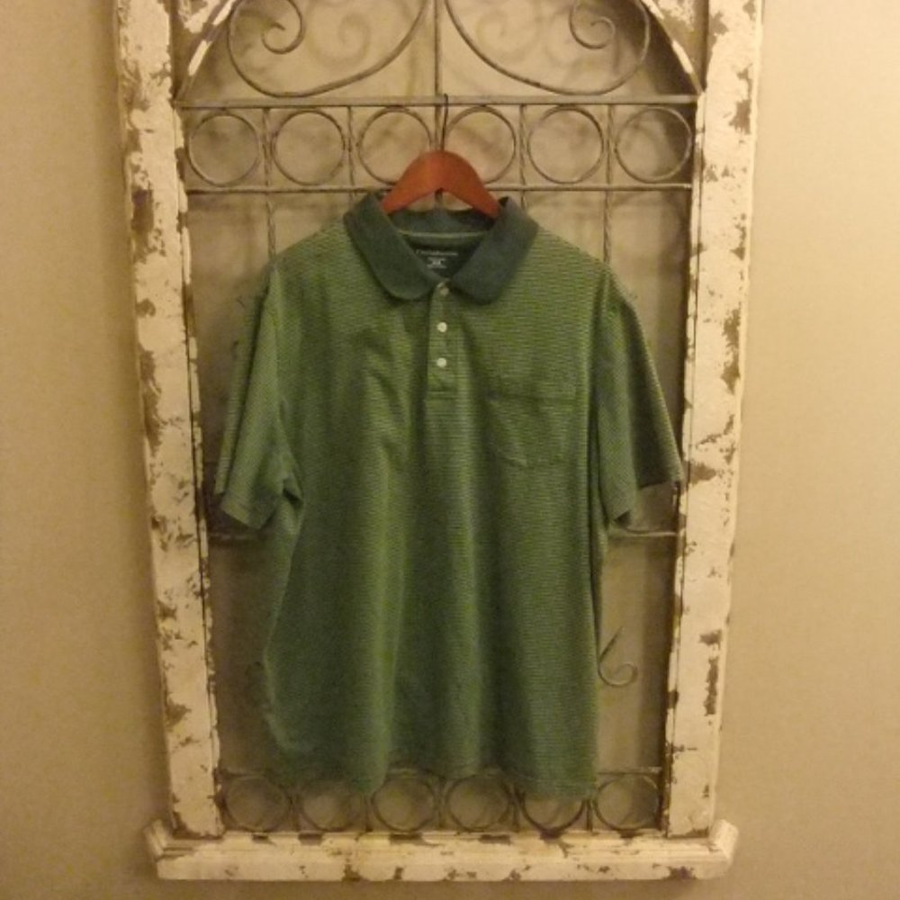 CROFT & BARROW EASY CARE MENS S/S POLO SHIRT-XXL